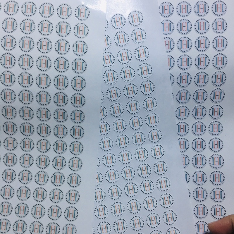 DO NOT ACCEPT IF SEAL IS BROKEN STICKERS Transparent Round Sticker