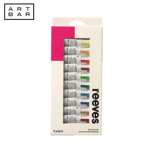 Reeves Gouache Color 8793350 12Colors 10Ml (Paint) - Art Bar PH ...