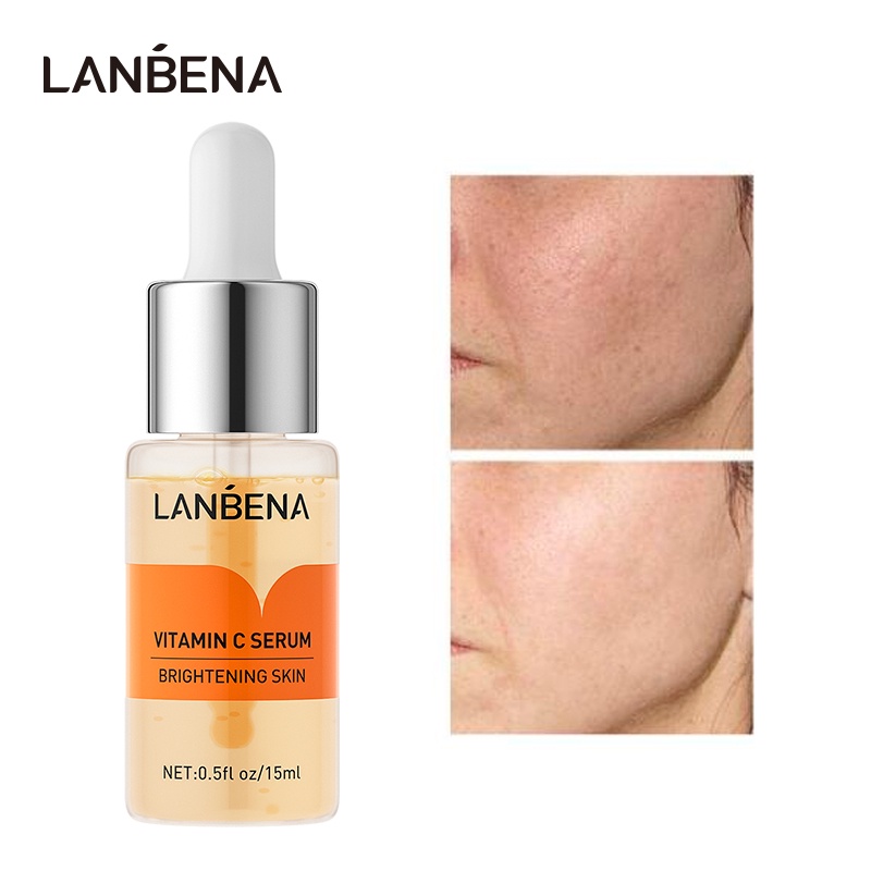 Lanbena Pore Shrink Serum Acne Blackhead Pores Shrink Moisturizer Skincare Facial Essence 15ml