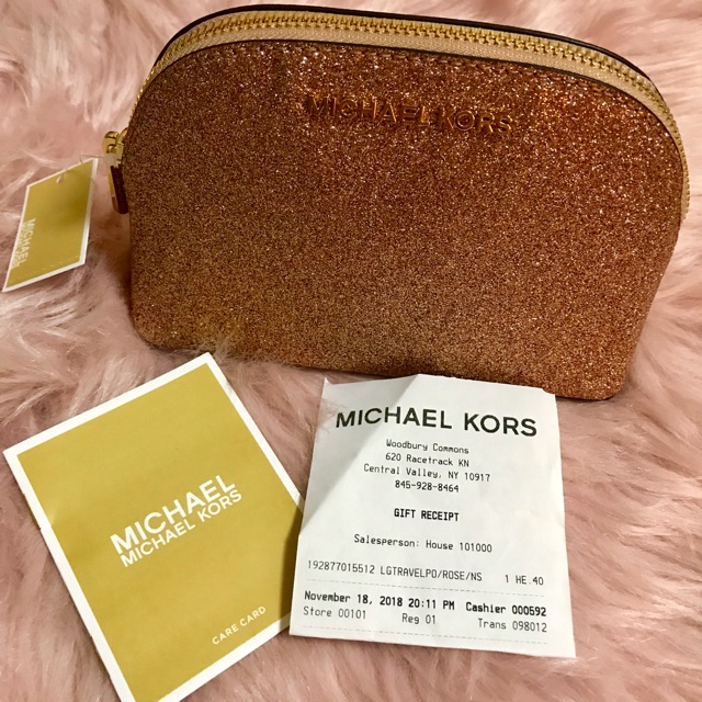 Michael kors outlet cosmetic bag sale