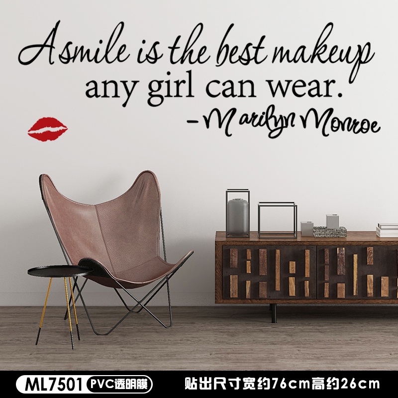 JTSWALLDECOR ASSORTED MINI QUOTATION DIY Home Walls Decals small