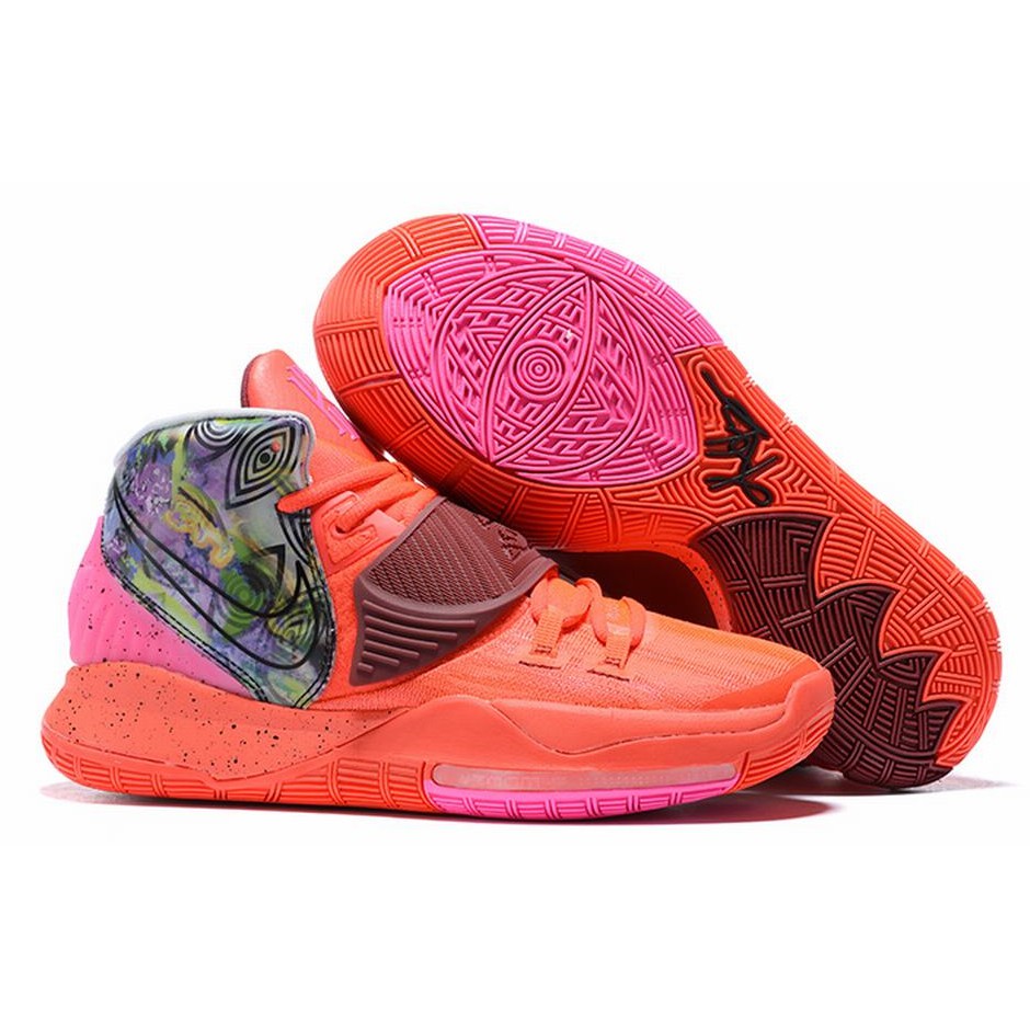 Kyrie irving shoes hot sale orange and black