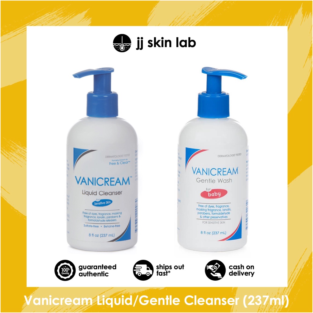 Vanicream / Free & Clear Liquid Cleanser/ Gentle Wash for Baby (237ml