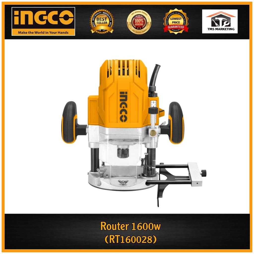 Ingco Router 1600w (RT160028) | Shopee Philippines