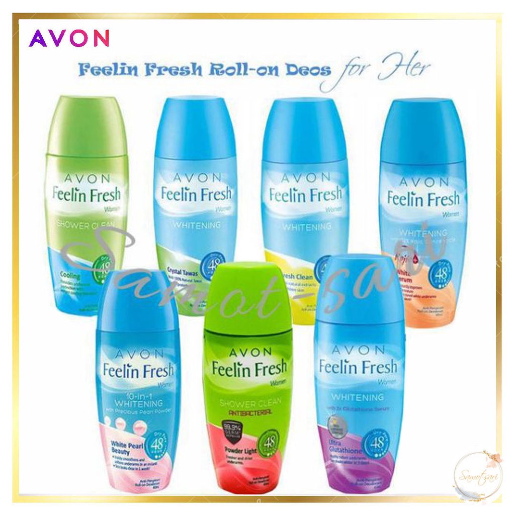 Avon Feelin Fresh Antiperspirant Rollon Deodorants Cooling