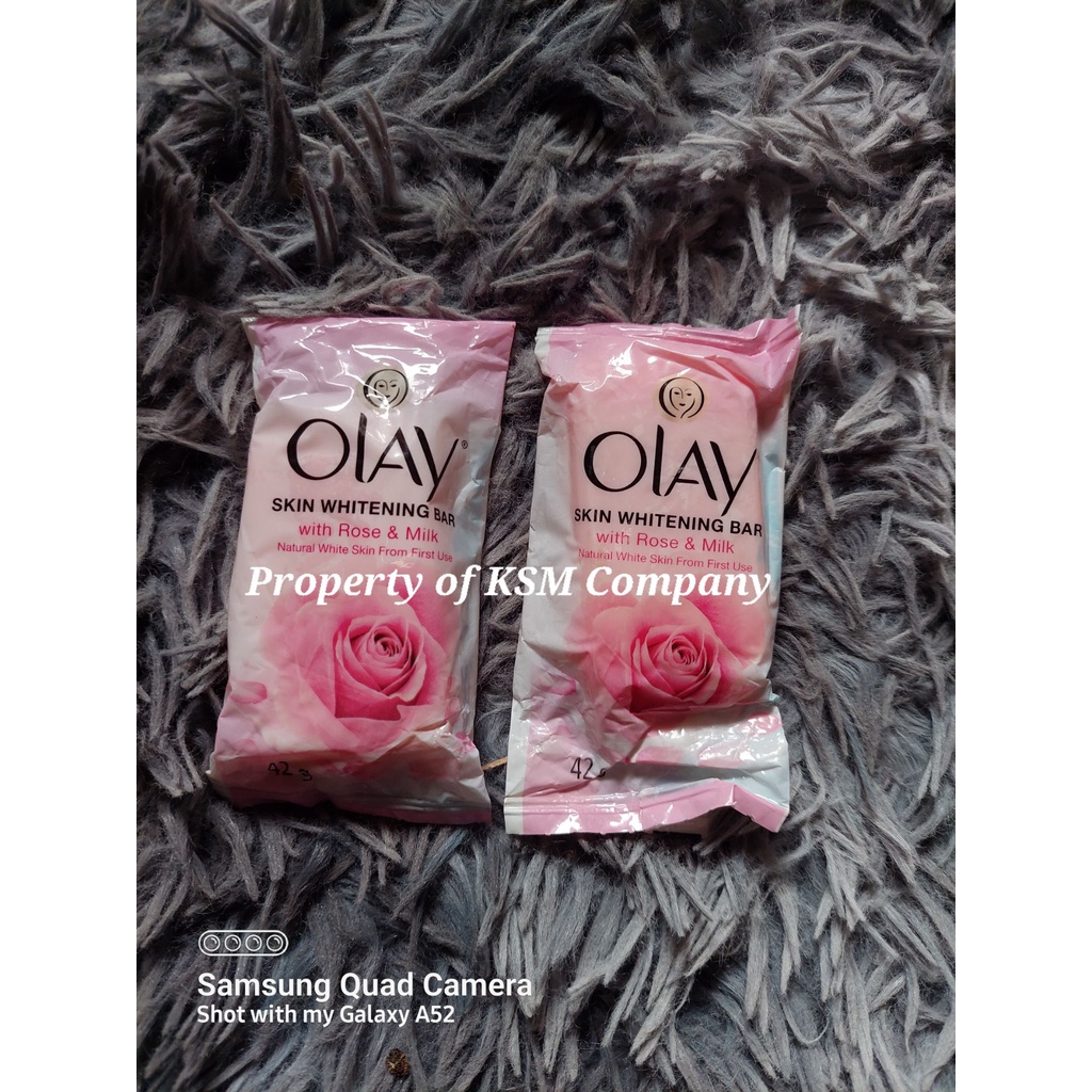 100 Original Olay Skin Whitening Soap With Rose And Milk 42g From