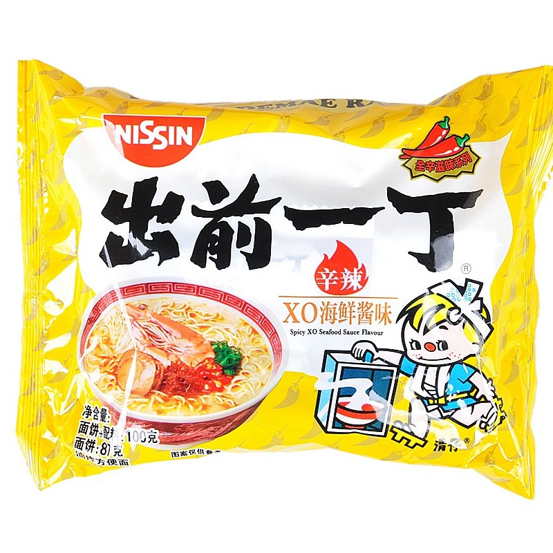 Nissin Ramen Spicy XO Sauce Seafood Flavour Noodle 100g Shopee