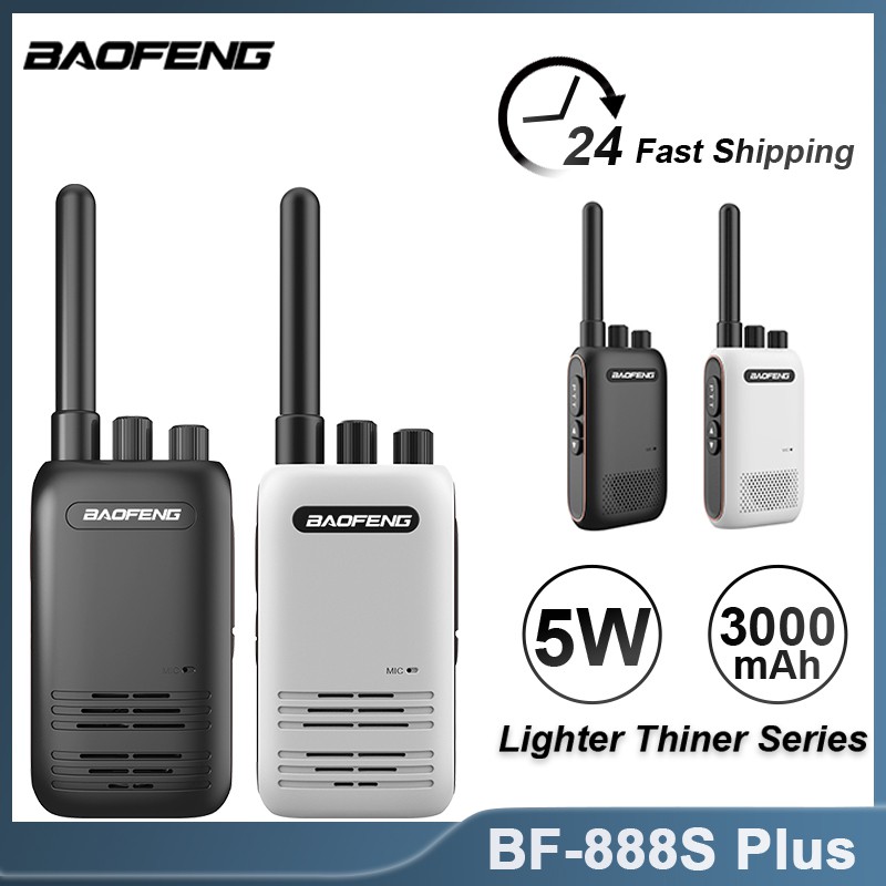 Baofeng 888S Plus Walkie Talkie Powerful 5W Ham Twoway Radios UHF 400