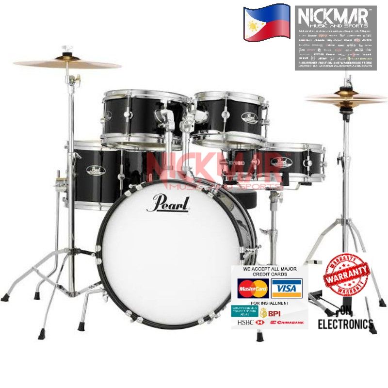 Pearl Roadshow Jr. and Ludwig pocket kit breakbeat 5piece Complete