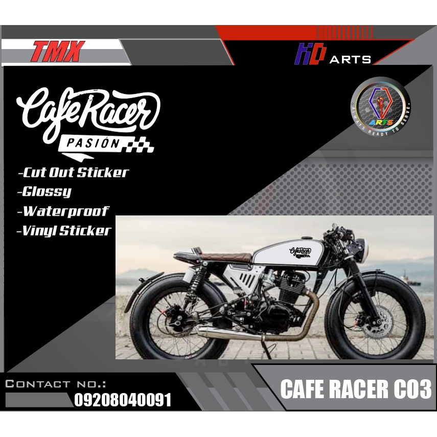 Cafe Racer Sticker Cut-out/Decals | Shopee Philippines
