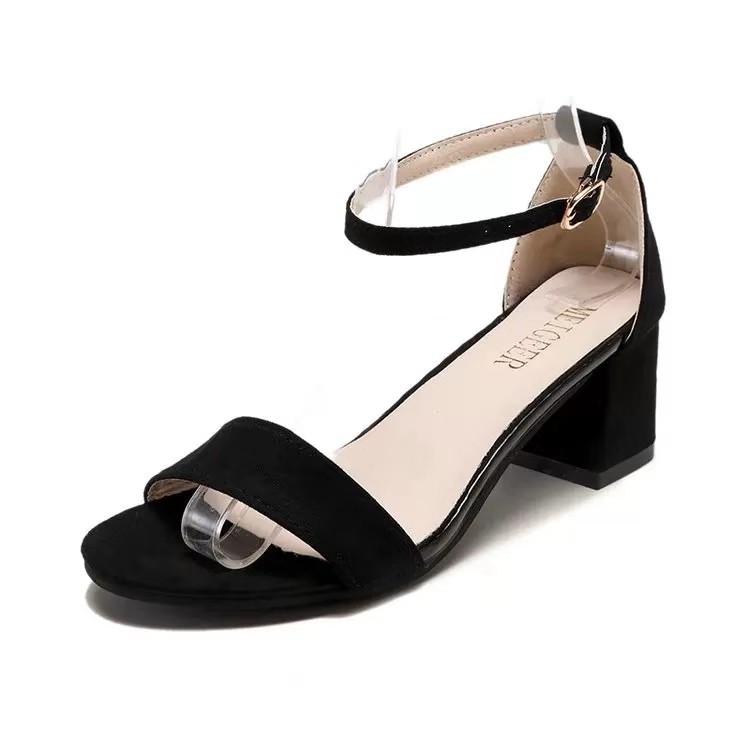 Korean block heels store