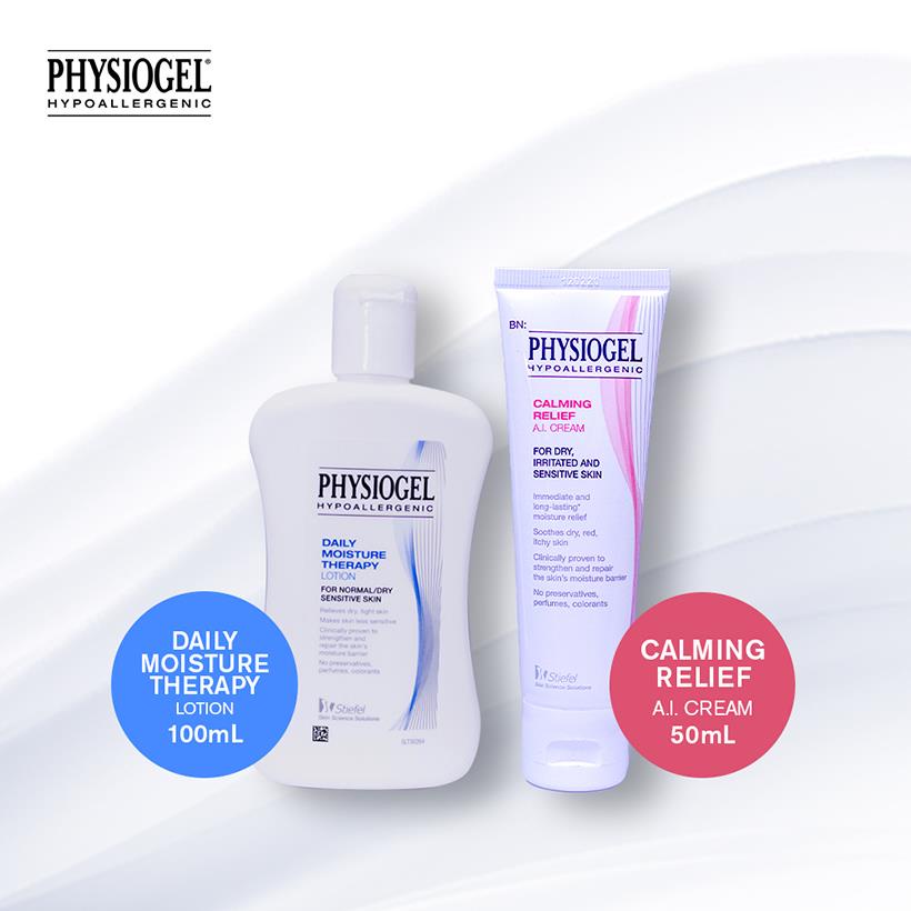 Physiogel Daily Moisture Therapy Body Lotion 100ml With Physiogel Soothing Care Ai Cream 50ml 9943