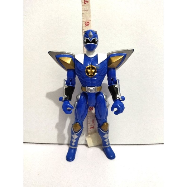 Preloved power rangers Dino thunder blue ranger action figure | Shopee ...