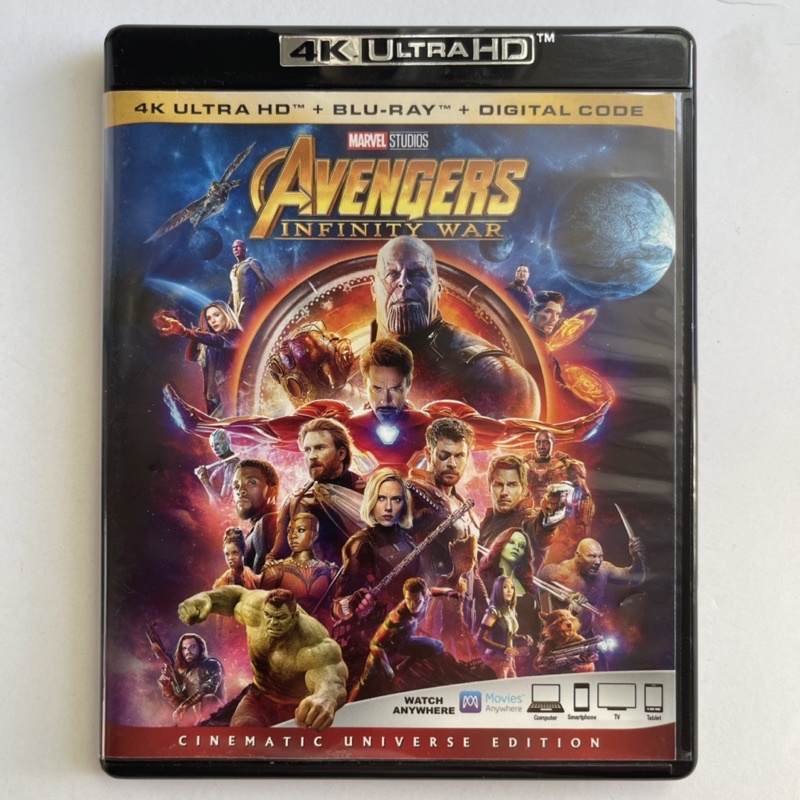 Avengers Infinity War 4k Ultra Hd Movie Shopee Philippines