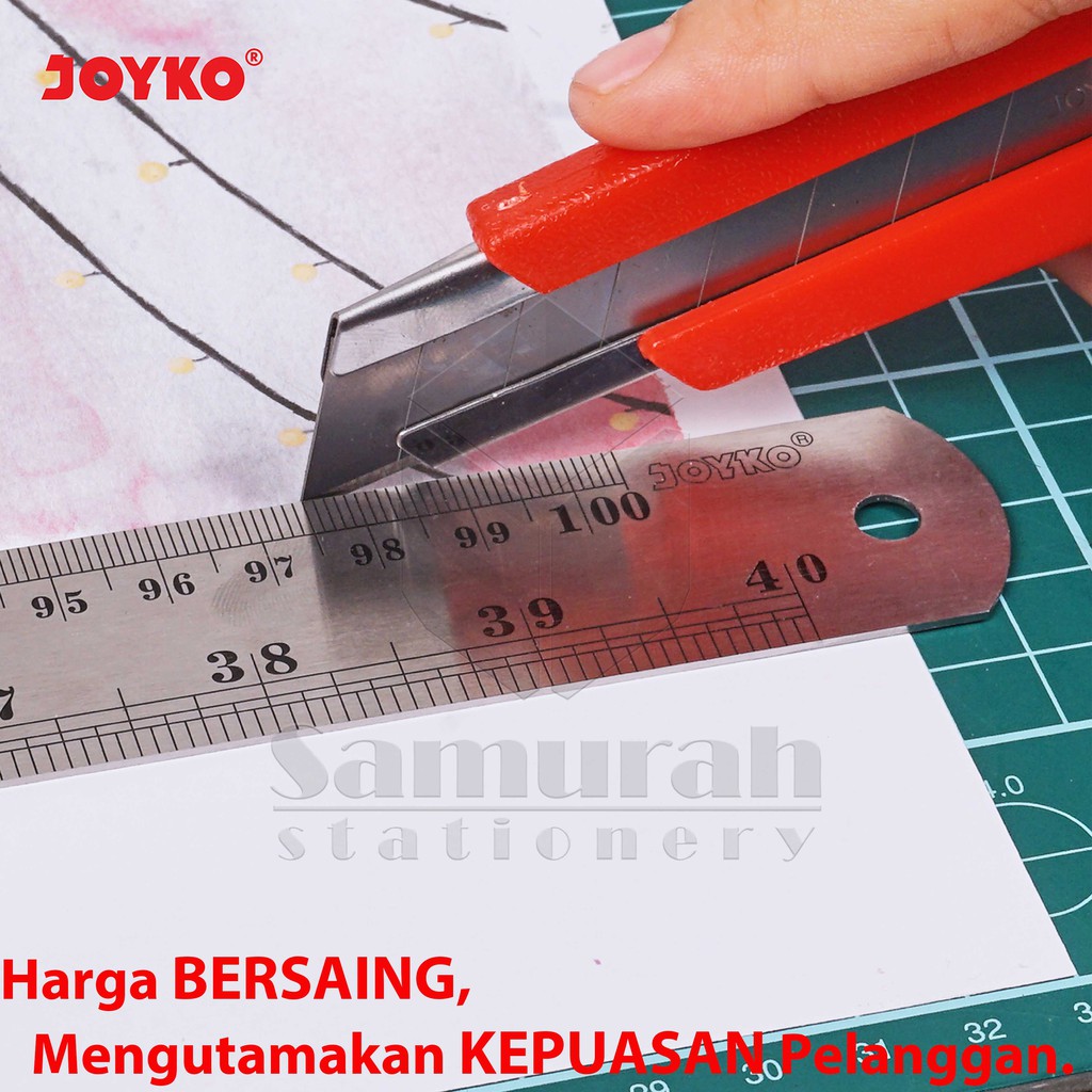 Joyko 100 cm Iron Ruler RL-ST100 PCS/ 1 Meter Stainless Steel Ruler ...