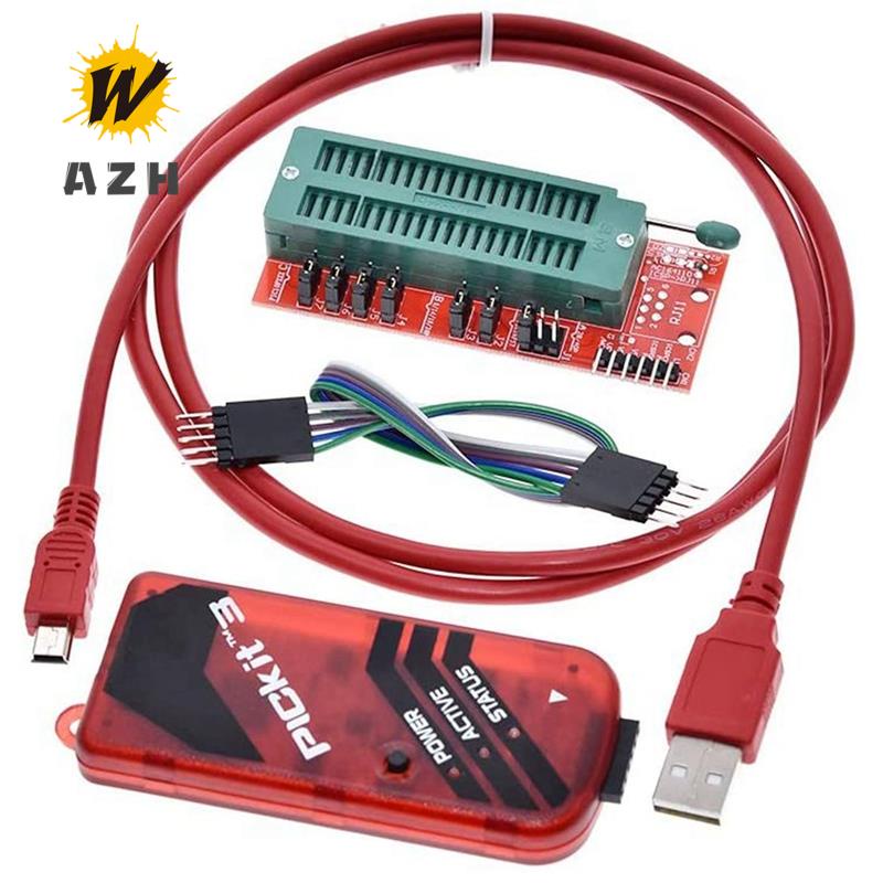 PICKIT3 Programmer + PIC ICD2 PIC Kit 2/3 Programming Adapter Universal