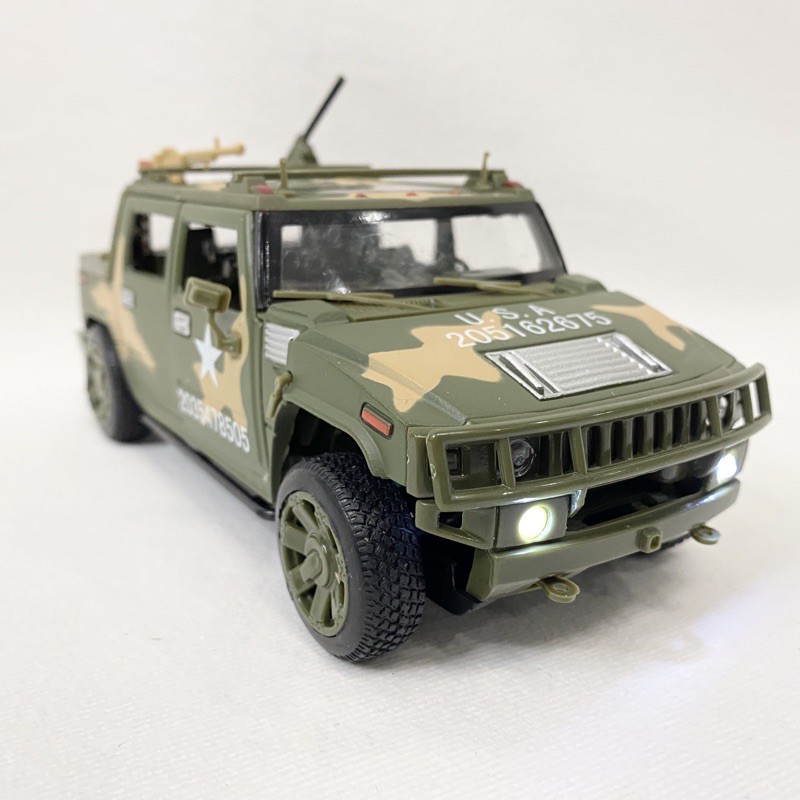 Military Model Car Big Soldier Rover With Light Sound 7 Inches Long ...