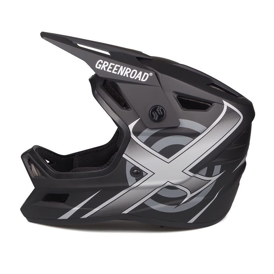 GREENROAD MTB bike helmets men Full face downhill Fullface Motorcycle Avt Mountain bicycle helmet Safety off road Outdoor sports Cycling Helmet Shopee Philippines