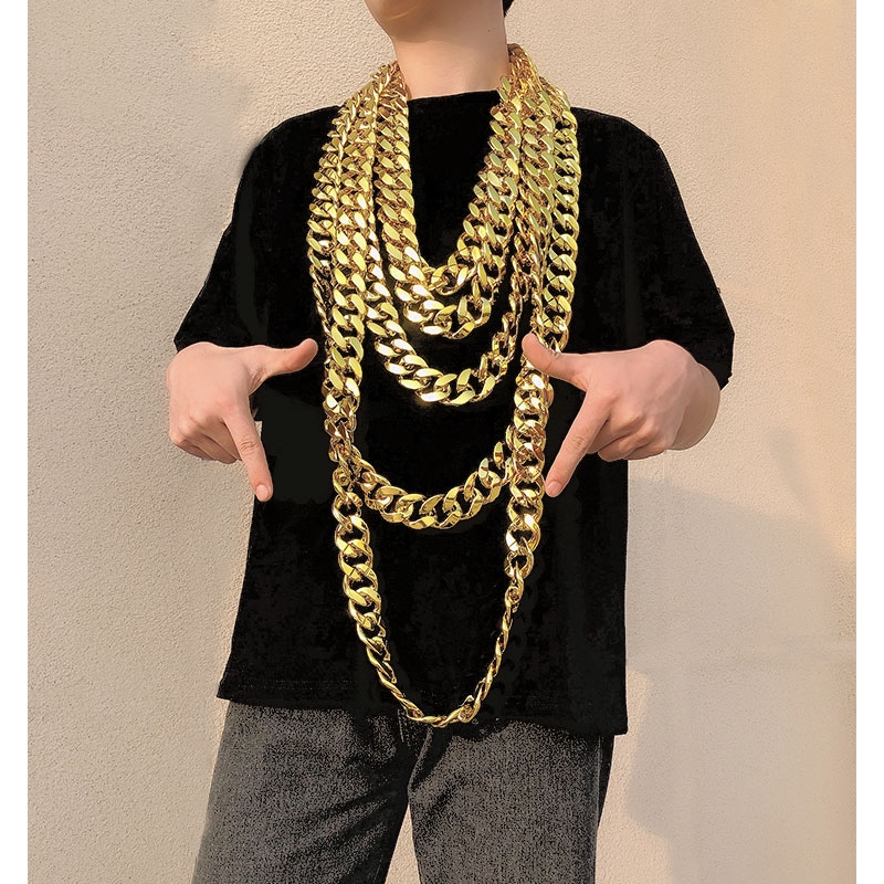 Fake plastic gold on sale chains