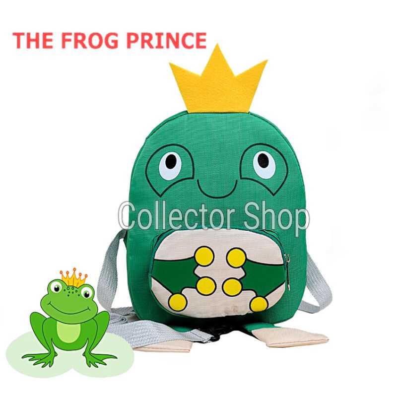 The Prince Frog Backpacks Kids Cartoon Design Bag Casual Bagpacks ...