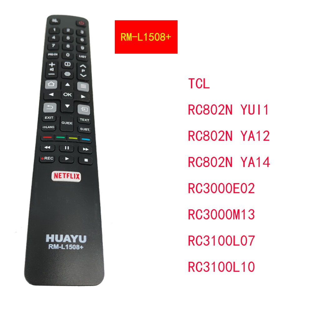 New replacement Universal TCL remote control RM-L1508+ Compatible with ...