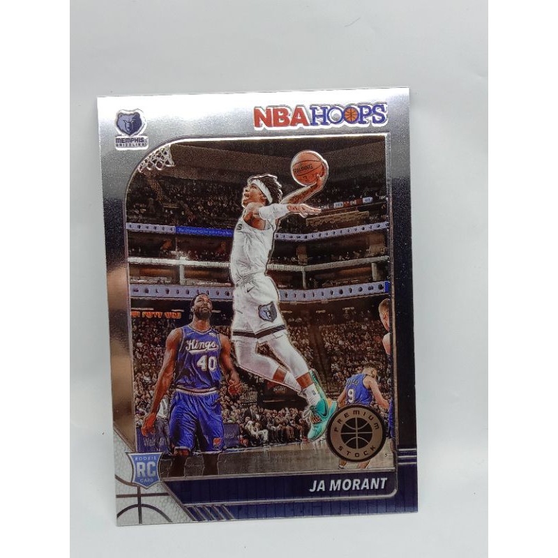 2019 Nba Hoops Premium Stock Ja Morant Rookie Card Shopee Philippines