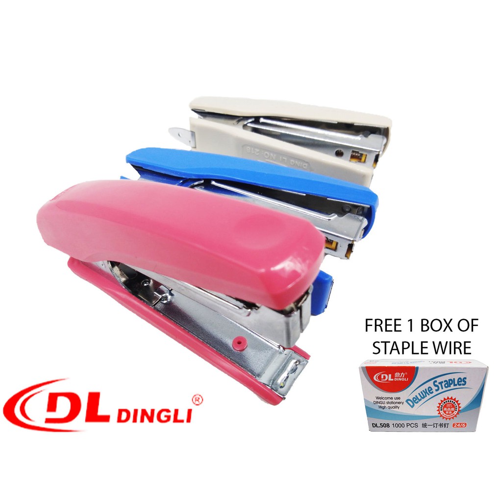 Dingli Stapler With Staple Wire Set (DL218) | Shopee Philippines