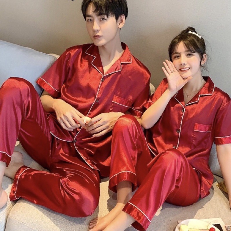 Silk pajamas online shopee