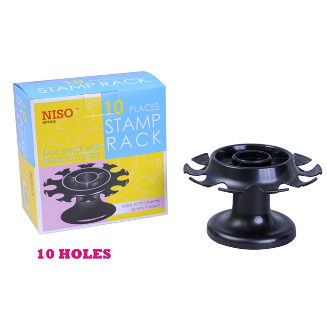 Rubber Stamp Rack Plastic (10 holes) Shopee Philippines