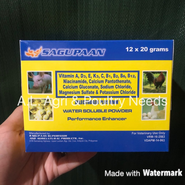 SAGUPAAN SELECTROGEN PLUS MVM 20 GRAMS (1 BOX/12 SACHETS) | Shopee ...