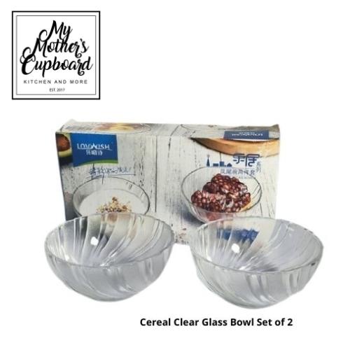 My Mother's Cupboard Cereal Glass Bowl Set of 2 Shopee Philippines