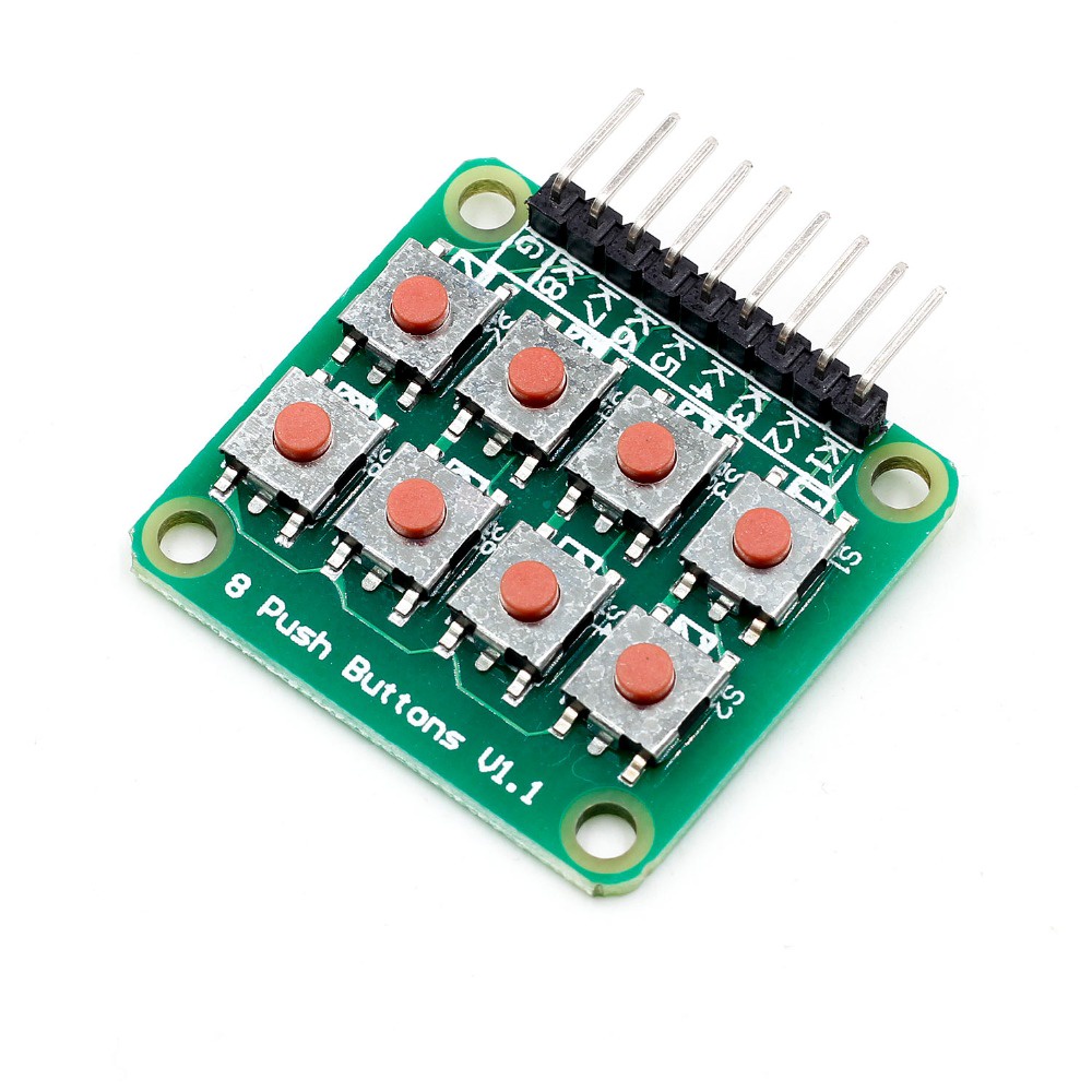 2x4 Keypad 4x2 Keypad 8 Push Buttons V1.00 Key Board Matrix Keyboard ...