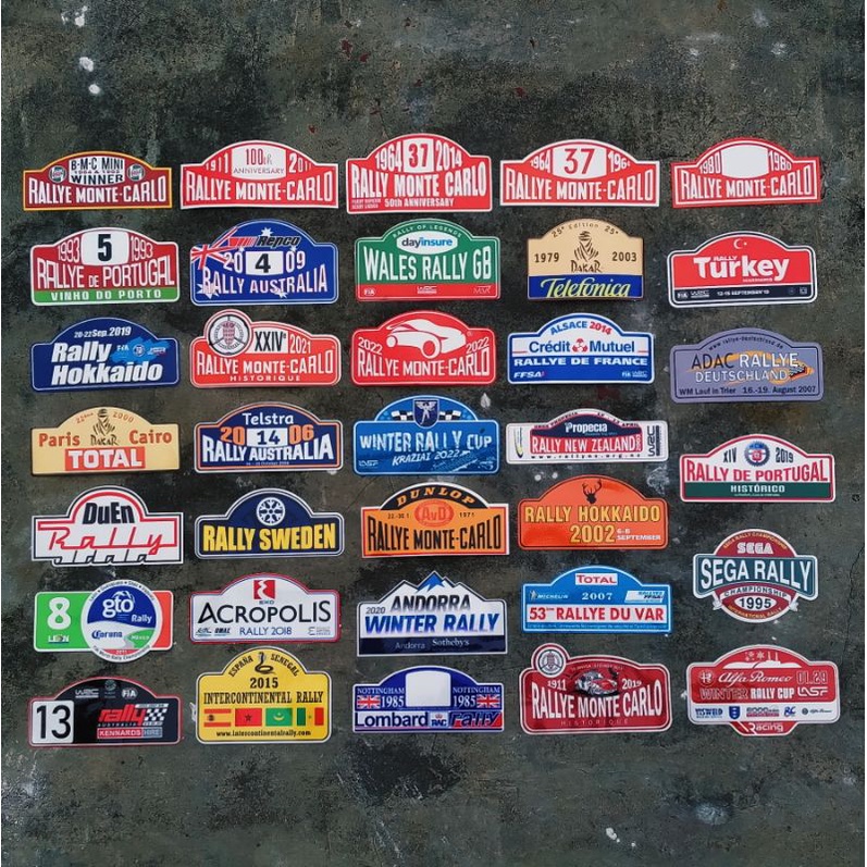 Sticker rally tag logo | Shopee Philippines