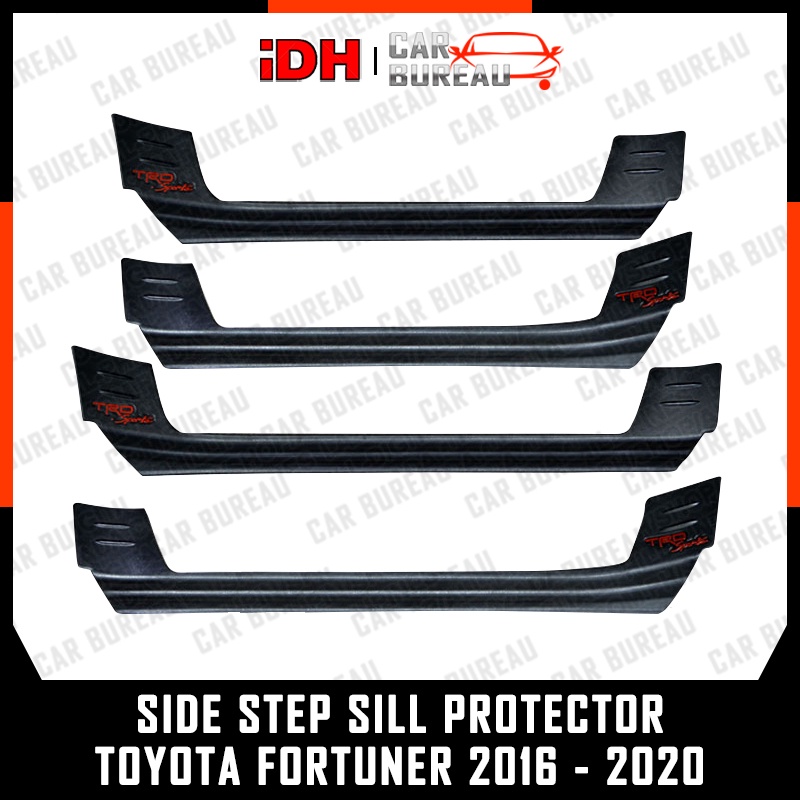 Toyota Fortuner TRD 2016 - 2024 Side Step Sill / Door Step Sill Scuff ...