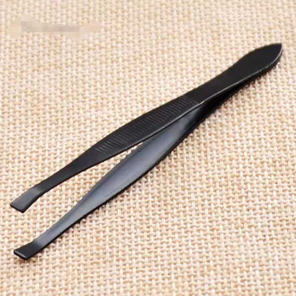 Solingen Tougher Eyebrow Clips Matte Black and Electroplated