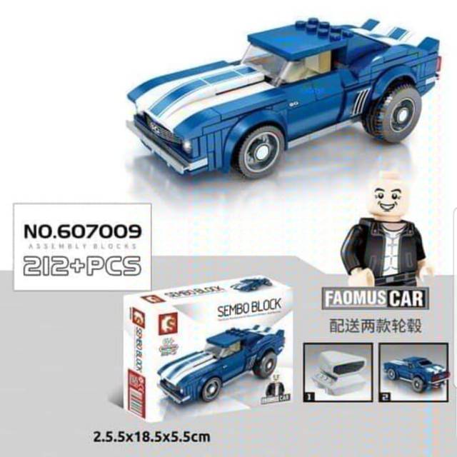 Lego Block Car Toretto - Lego Block Car Dodge Charger | Shopee Philippines