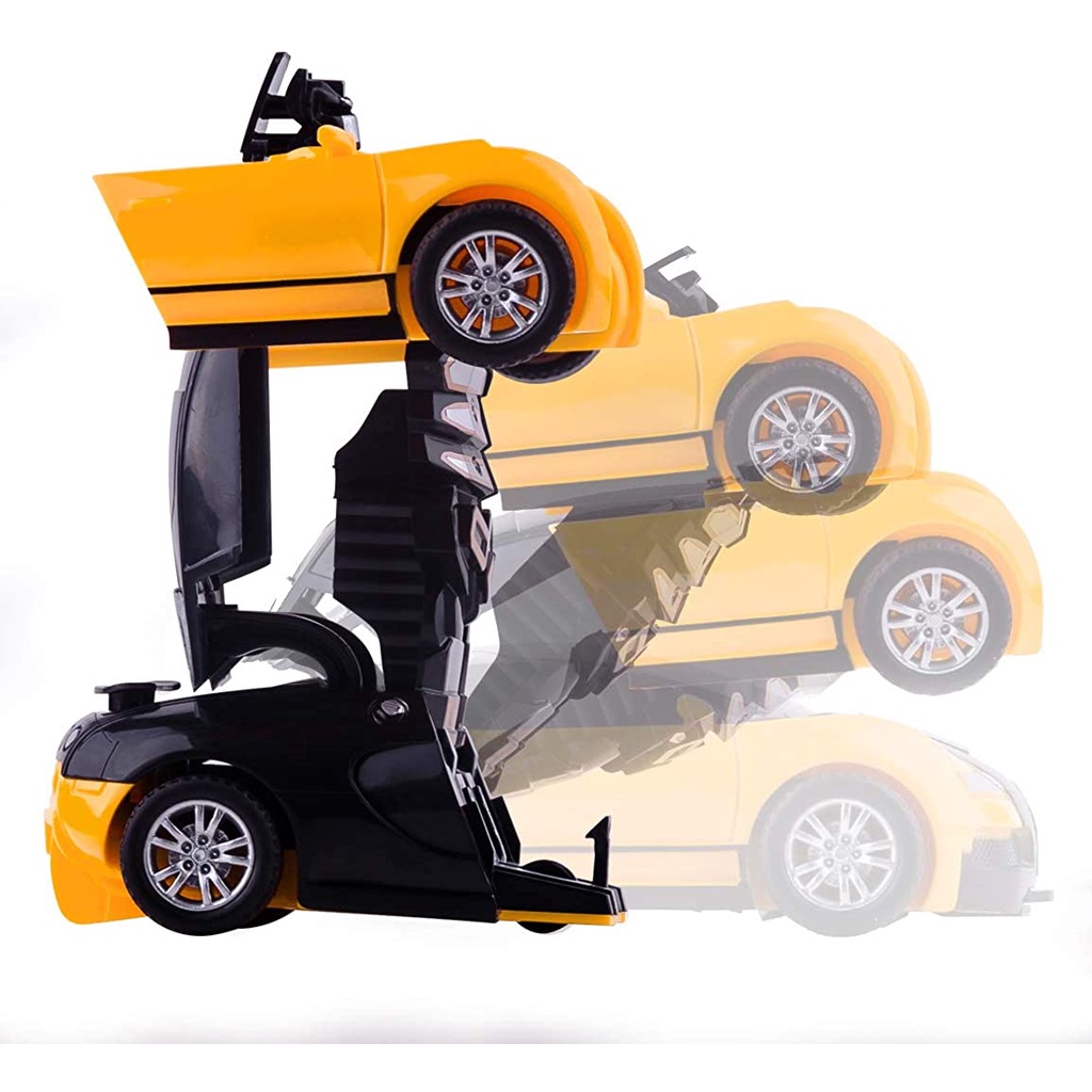 laruang kotse Transformation Mini 2 In 1 Car Robot Toy Anime Action