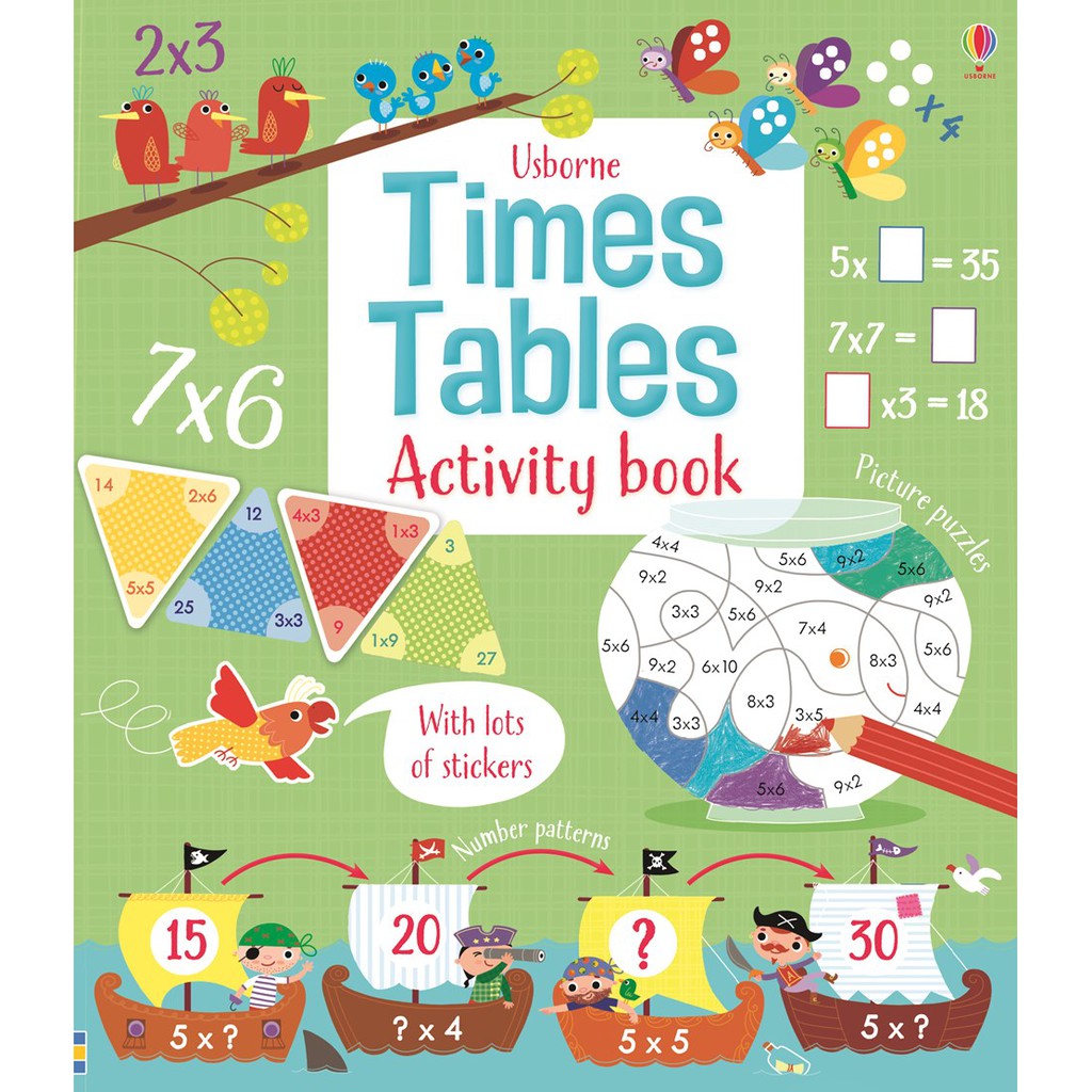 Usborne book to practice multiplication Table for 6-8 year olds Usborne