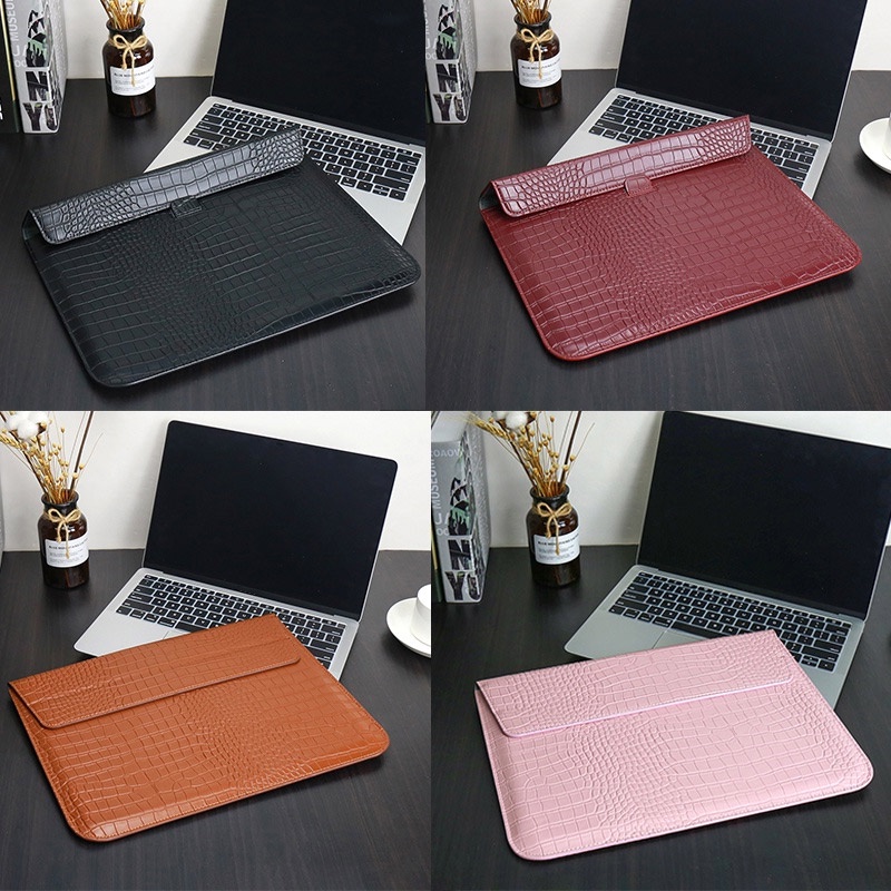 Asus Acer Laptop Case Bag Stand Sleeve Soft Leather Waterproof Protect 