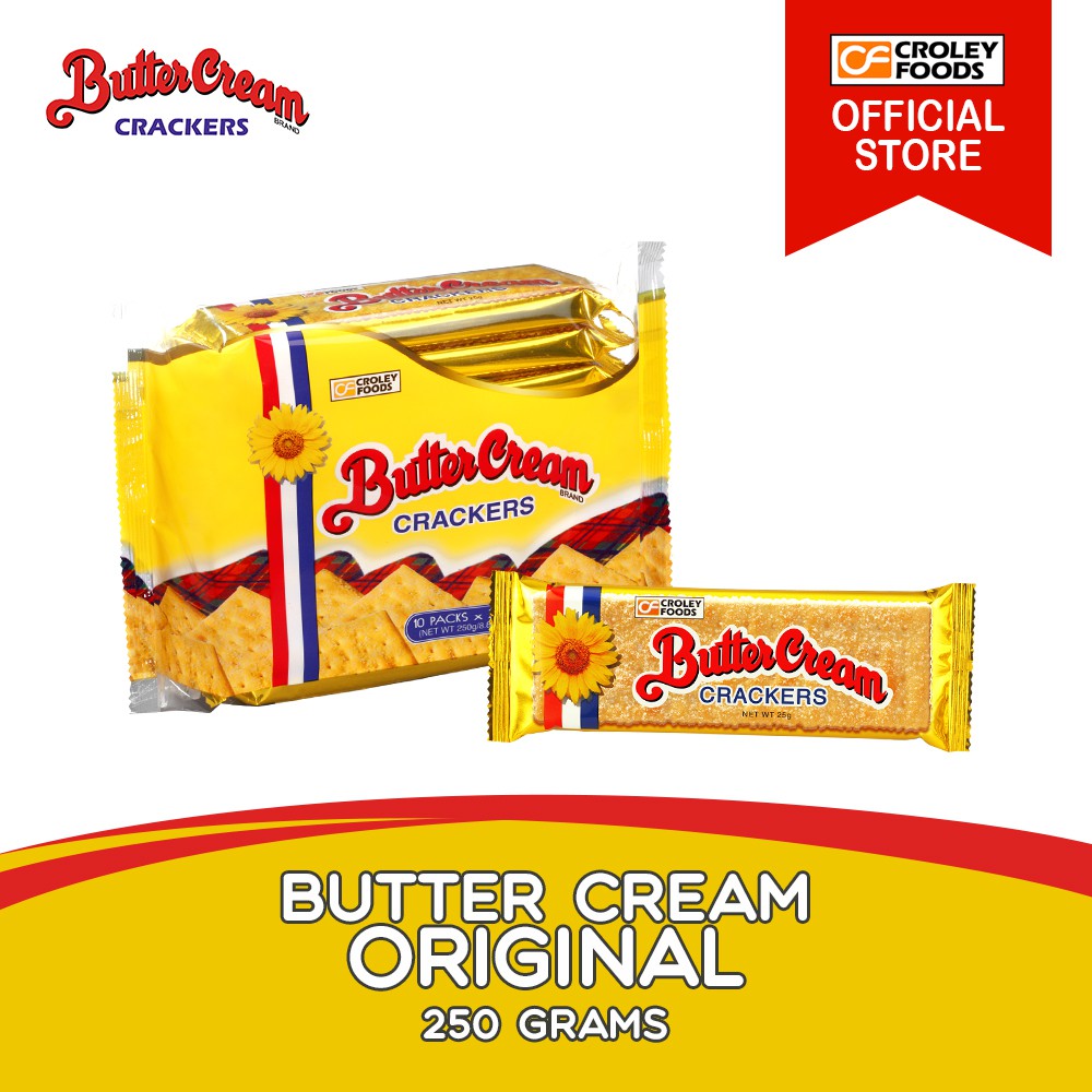 Butter Cream Crackers Original 25g X 10 [ Buttercream Crackers