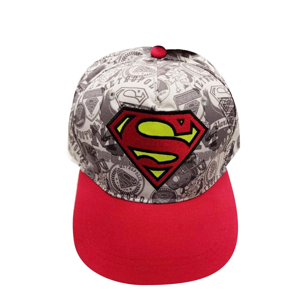 SUPERMAN 100 Authentic Boys Teens Character Cap Embossed Emroidery