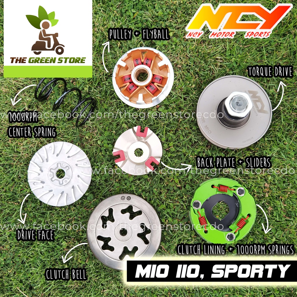 NCY Racing CVT Set (Mio 110, Sporty ) Shopee Philippines