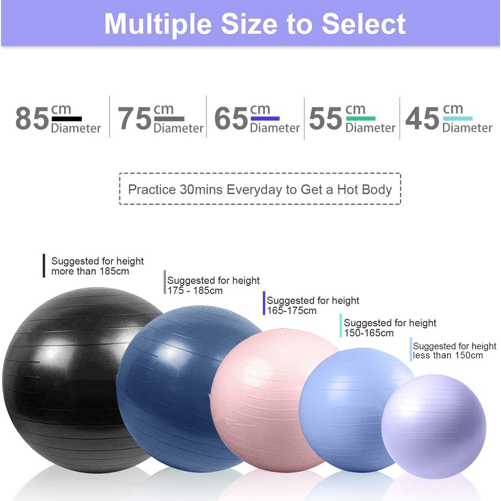 45 cm fitness cheap ball