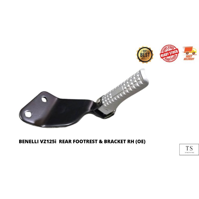 BENELLI VZ125I REAR FOOTREST BRACKET RH | Shopee Philippines