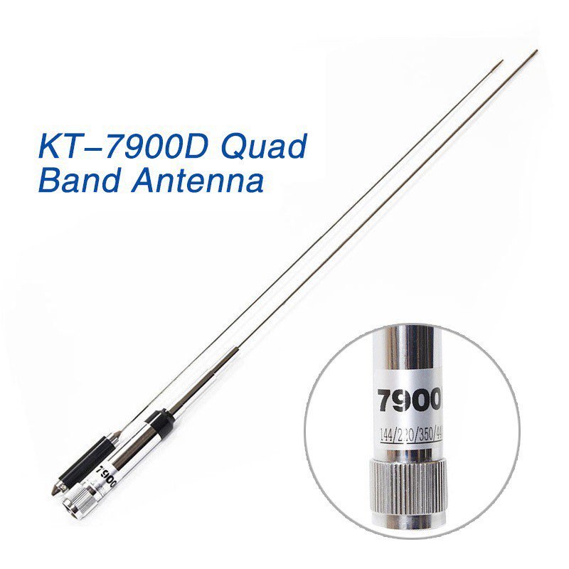 Quad Band Antenna 144/220/350/440MHz for QYT KT7900D Mobile Radio High