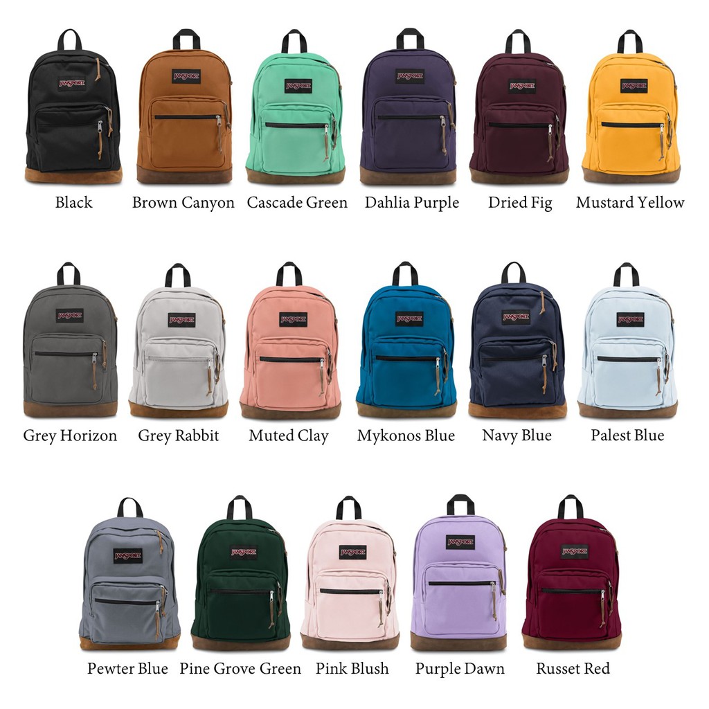 Jansport right sales pack colors