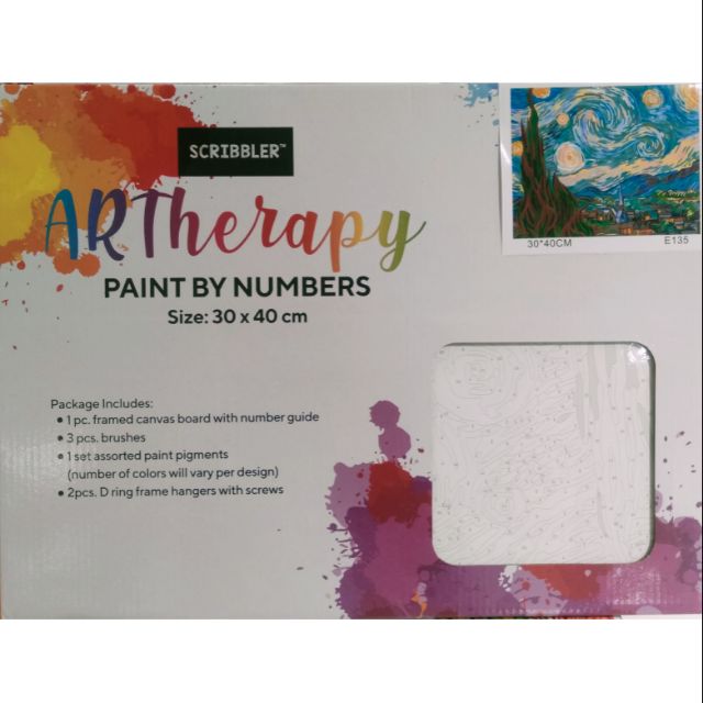 Scribbler ARTherapy Kids, Paint by Numbers