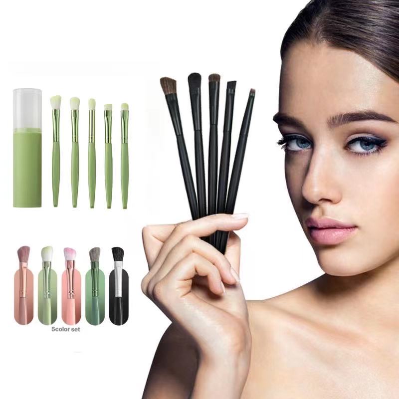 5 Pcs Makeup Brushes Set Eye shadow Lip Cosmetic Tool Beauty Brush SET makeup beauty blending