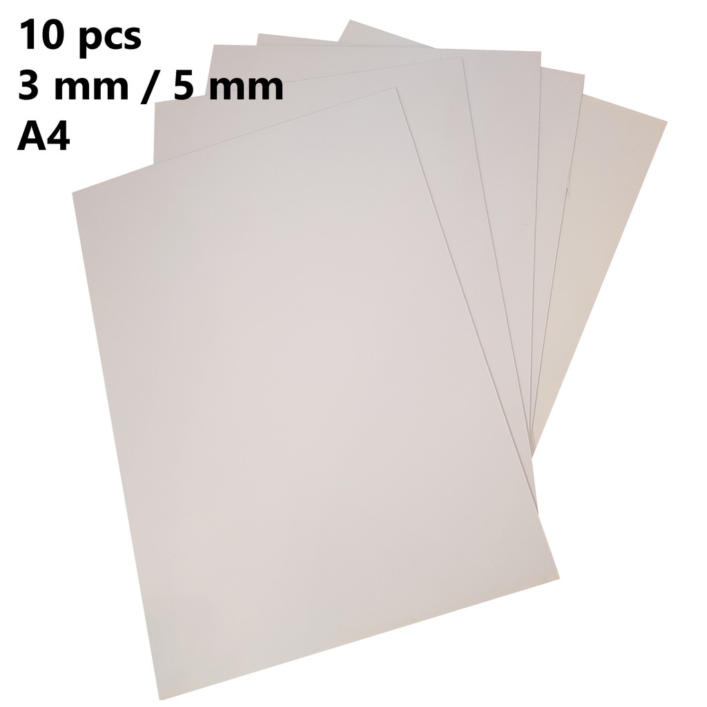 Sintra Board 10 Pcs A4 (3mm 5mm) 