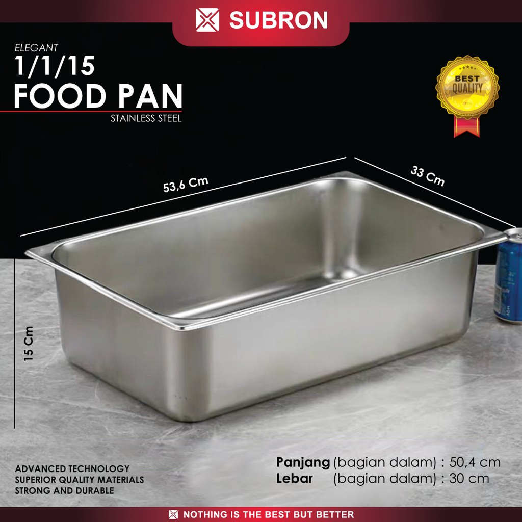 SUBRON Gastronom Food Pan 1/1 Depth 15cm BGN MBG Storage Container 1115 ...